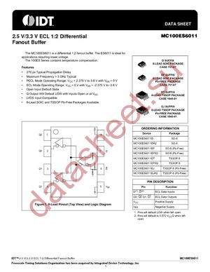 MC100ES6011EF datasheet  